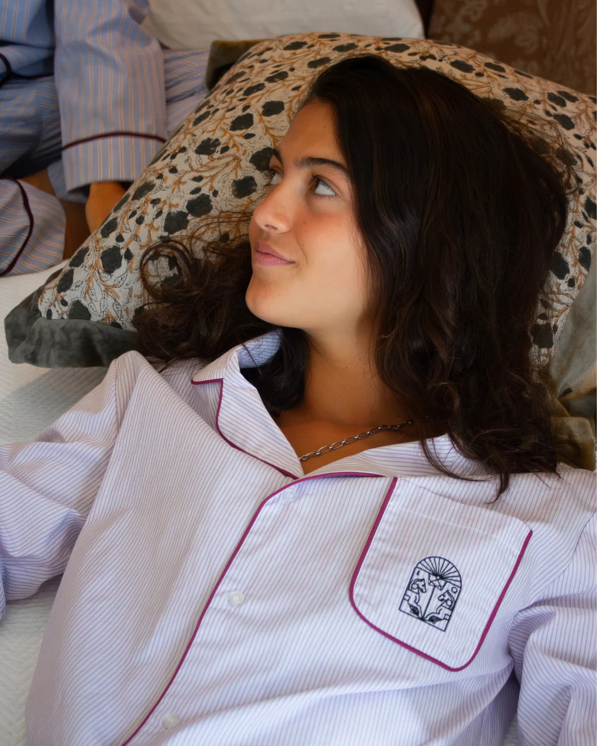 Pijama I Q burdeos